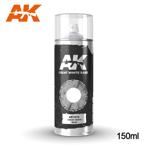 AK Interactive Great White Base - Spray 150ml