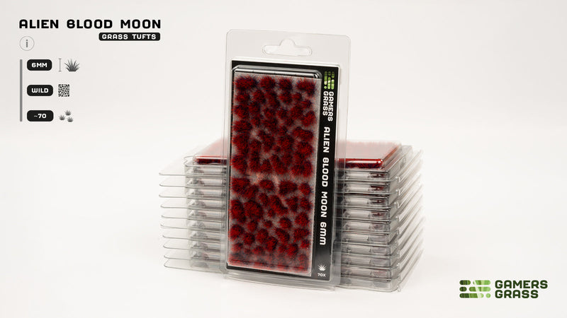 Gamers Grass Alien Blood Moon 6mm Tuft - Wild