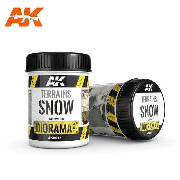 AK Interactive Terrains Snow - 250ml (Acrylic)