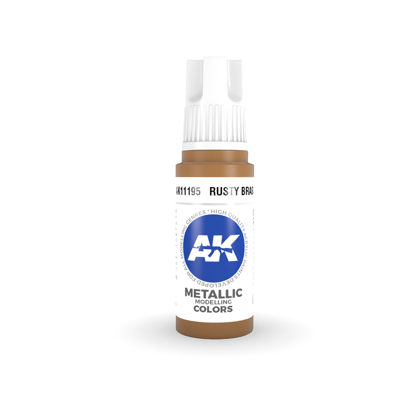 AK Interactive 3G Acrylic Rusty Brass 17ml