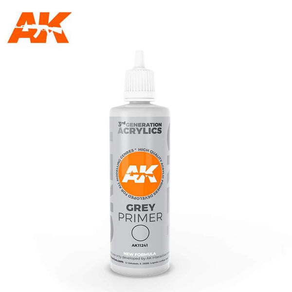 AK Interactive 3rd Gen Grey Primer 100 ml