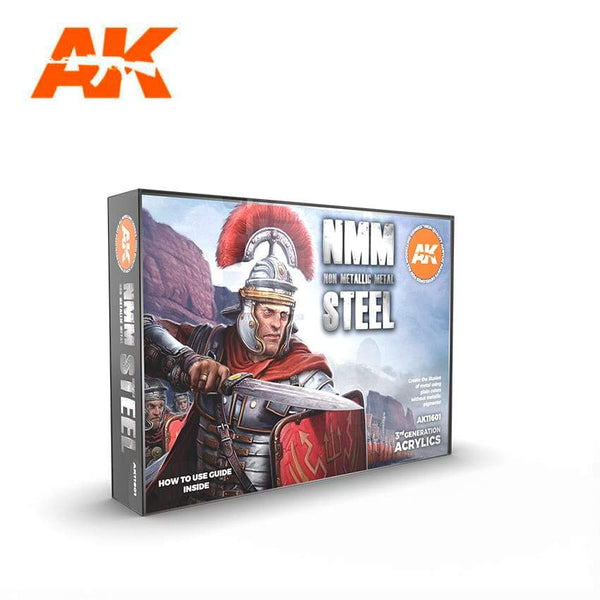 AK Interactive 3G Non Metallic Metal: Steel Set