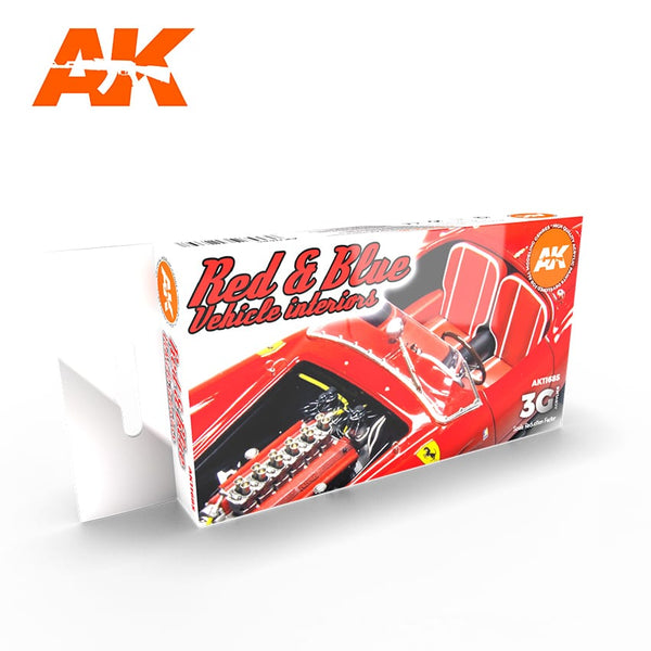 AK Interactive 3G Red & Blue Vehicle Interiors