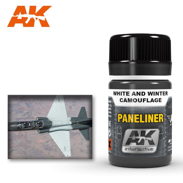 AK Interactive Paneliner For White And Winter Camouflage 35ml