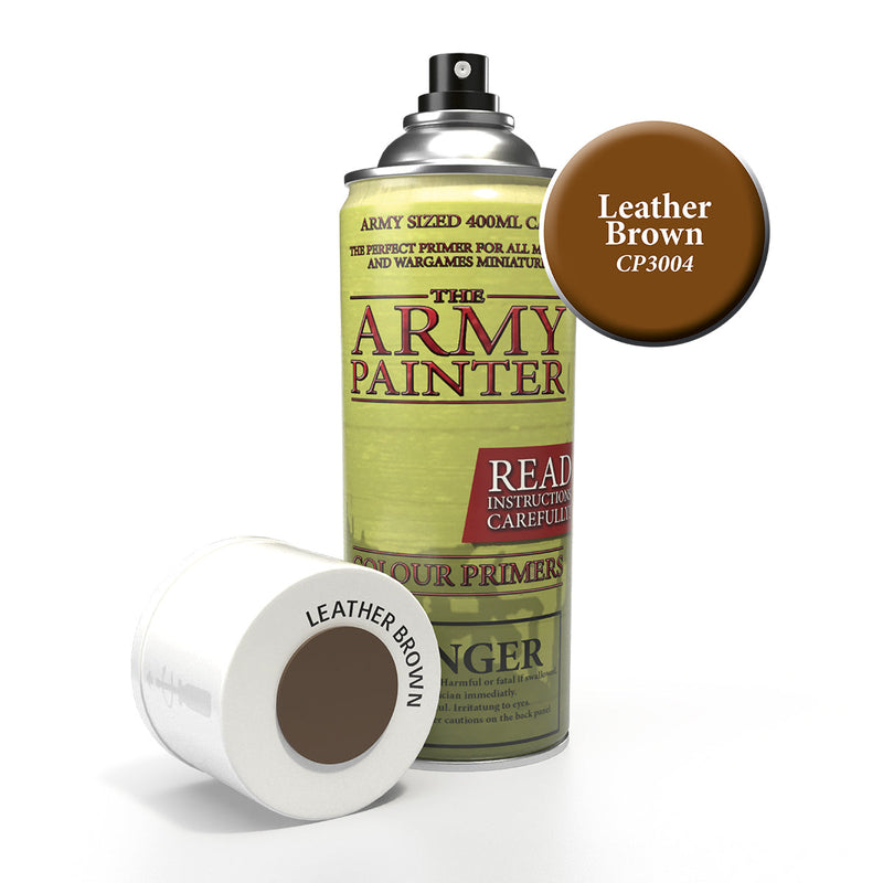 Army Painter Colour Primer - Leather Brown