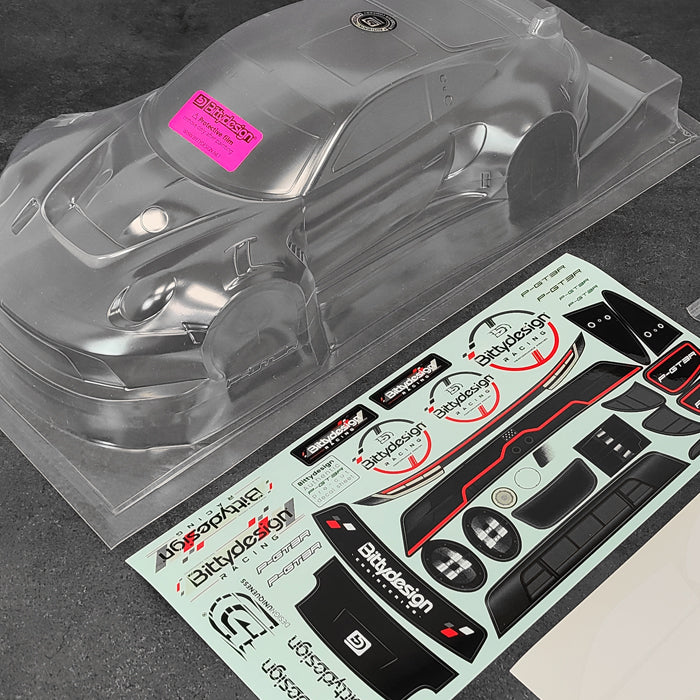 Bittydesign PGT3R 1/12 GT12 On-Road Body (Clear) (SupaStox Class) (Light Weight)