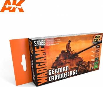 Acrylic Paint Set 17ml Bottles (6) Wargame Series: German Camoufl