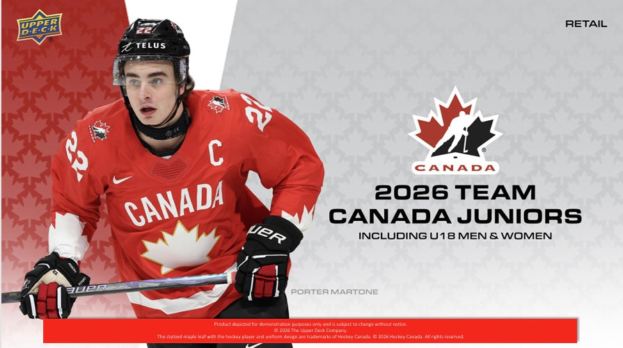 Upper Deck TEAM CANADA JUNIORS HOCKEY 2026 BLASTER